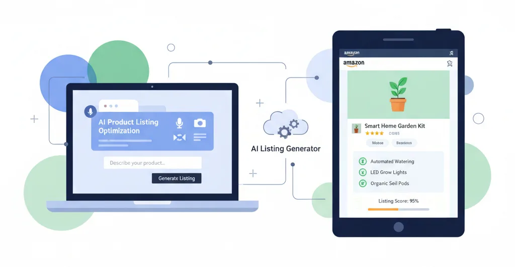 Amazon Seller Central AI-generated listing draft